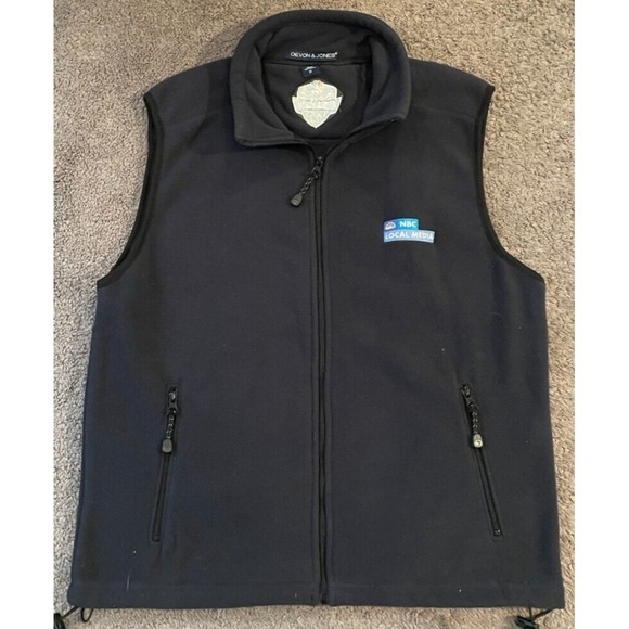 Men's NBC Local Media 2010 Vancouver Olympics Fleece Vest Medium - Picture 1 of 6